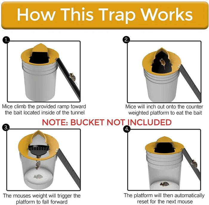 Flip & Slide Mousetrap Without Bucket