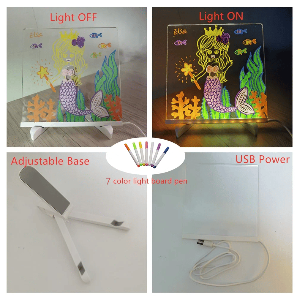 3D LED  Acrylic Board