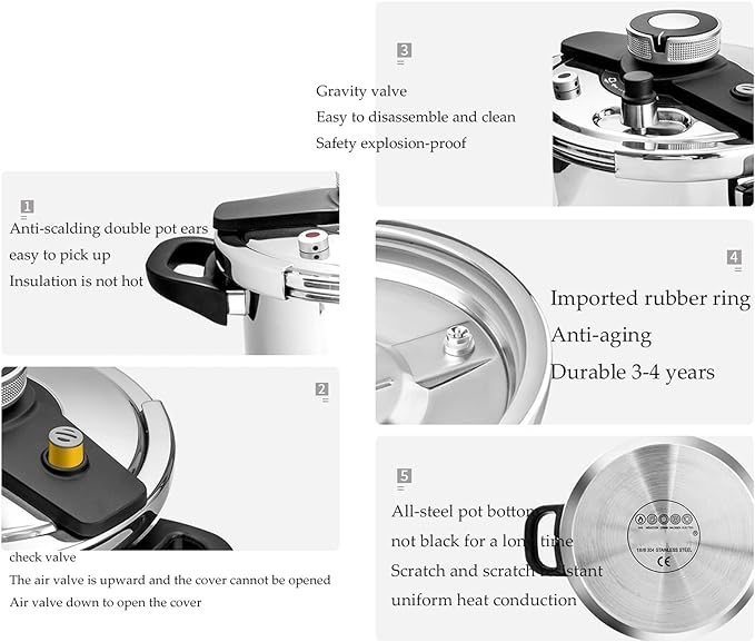 Stainless Steel Kitchen Pressure Cooker