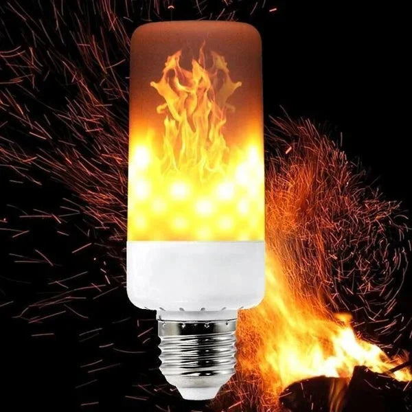 LED lamp with flame & Gravity effect ( Set Of 2 )