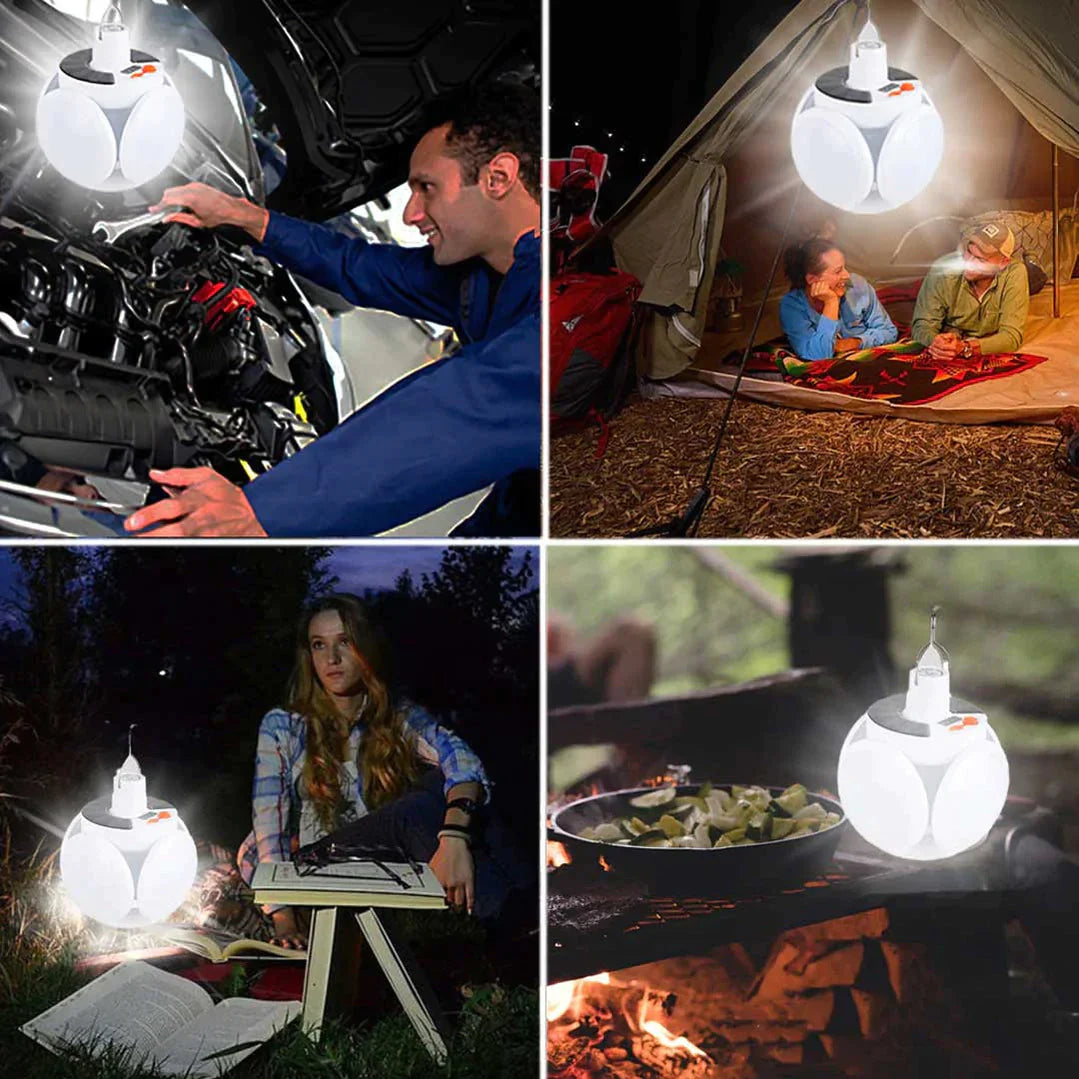 2 in 1 Folding Solar Lamp