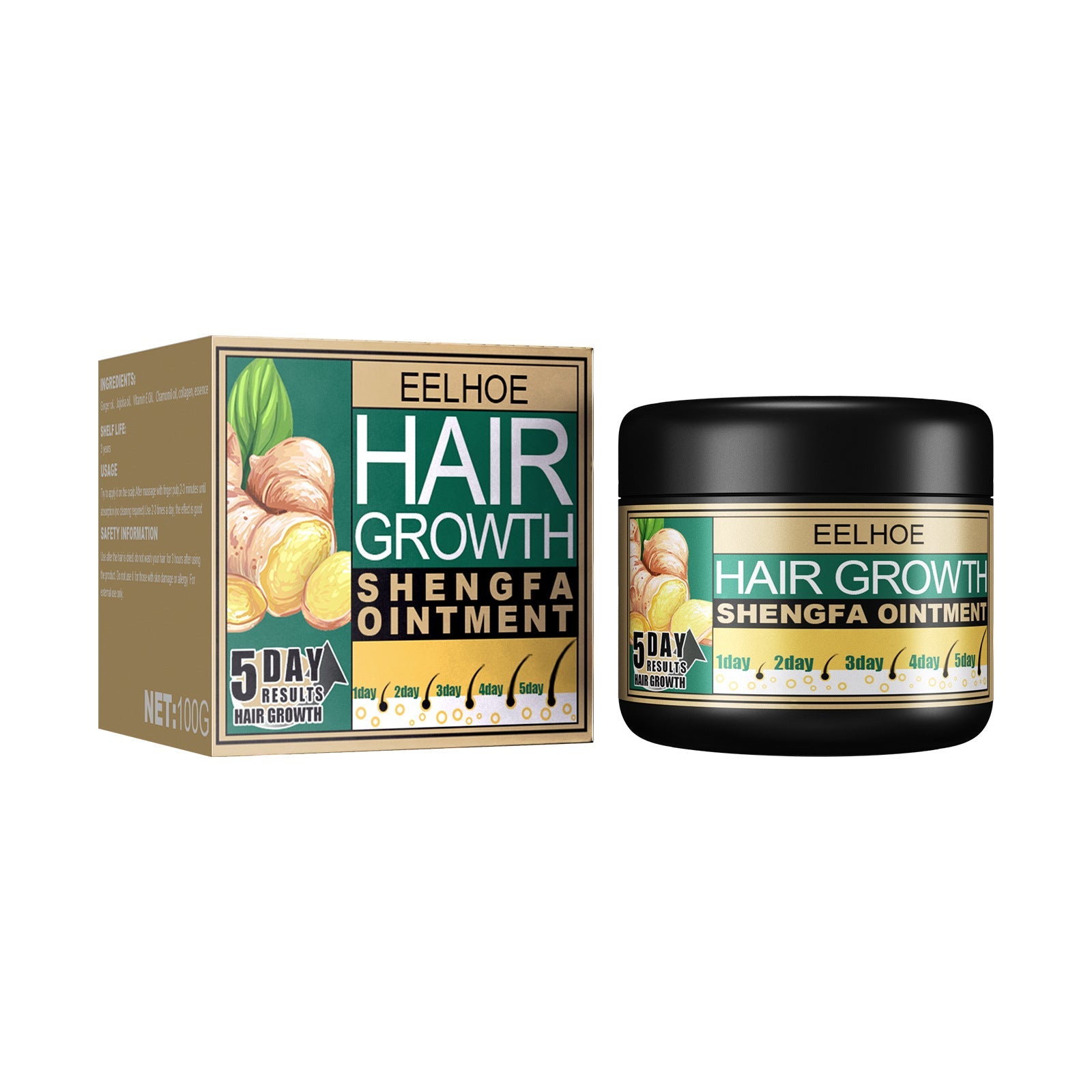 Hair Regrowth Ginger Extract Cream