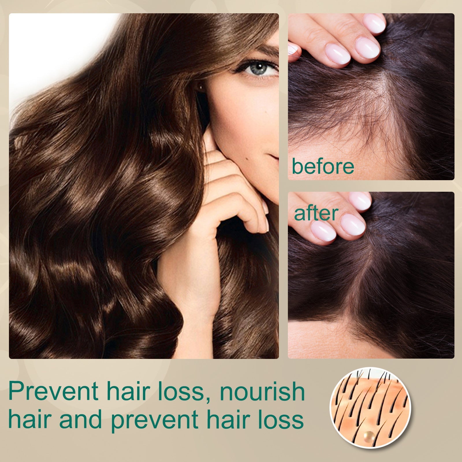 Hair Regrowth Ginger Extract Cream