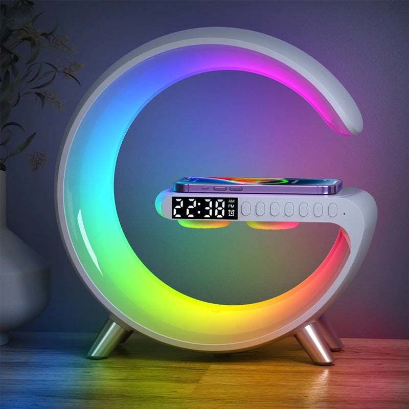 6 in 1 Alarm Clock With Sunrise Table Lamp