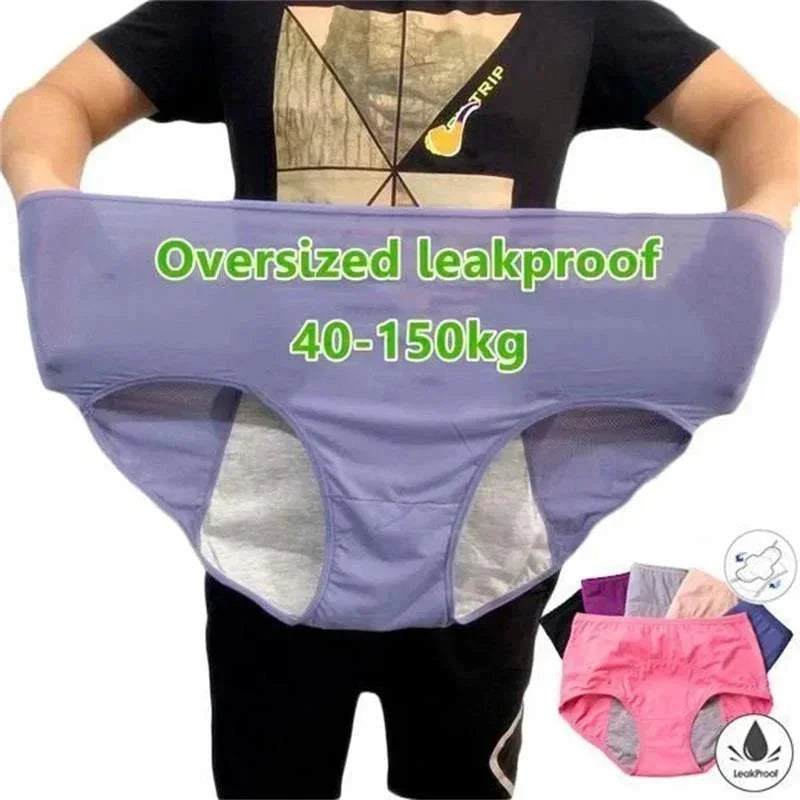 High Waist Leak Proof Pantie-Set of 2