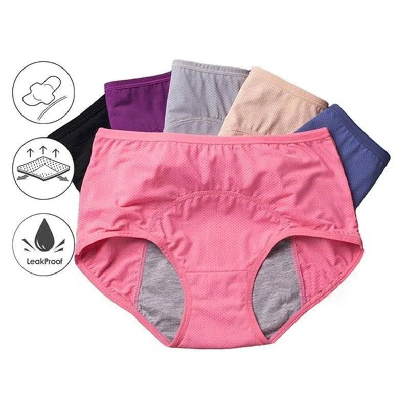 High Waist Leak Proof Pantie-Set of 2