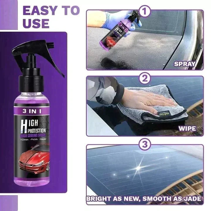 3 IN 1 HIGH PROTECTION CAR SPRAY