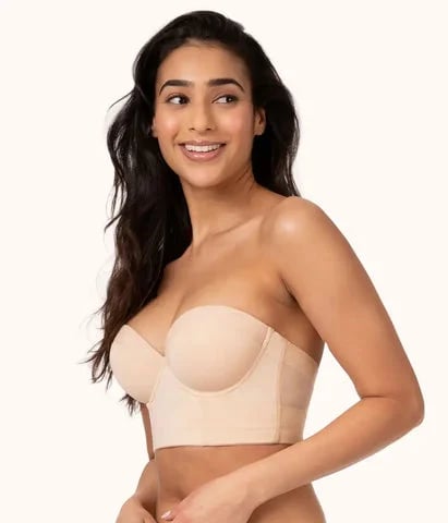 Low Back Strapless Bra