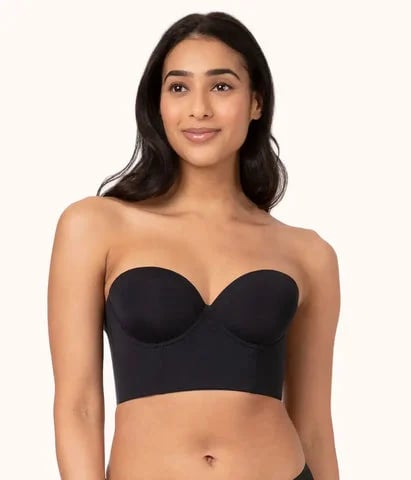 Low Back Strapless Bra