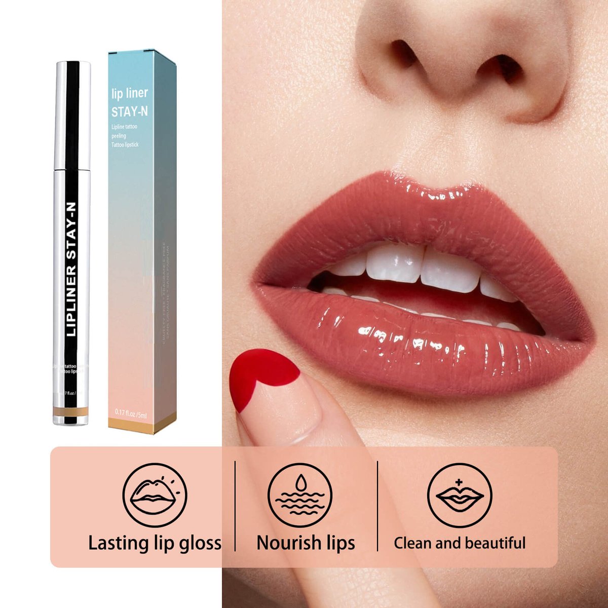 Long Lasting Tattoo - Peel-Off Lip Liner