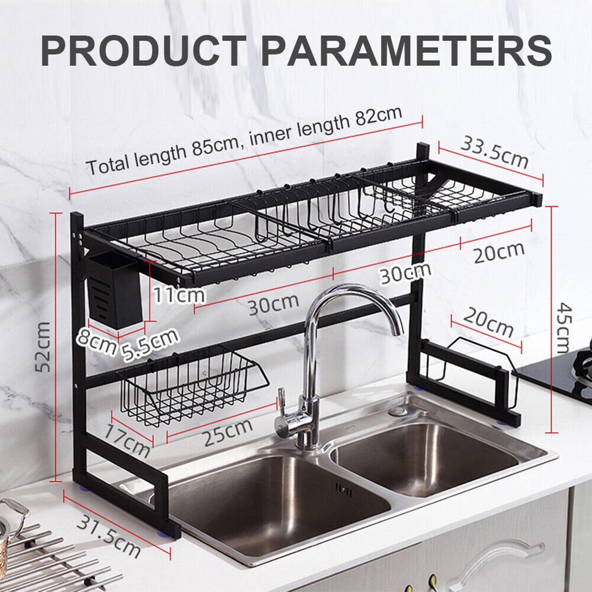 Adjustable Kitchen Rack